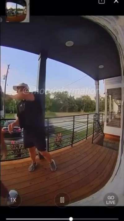 Man accidentally calls his neighbor the N-word out loud.