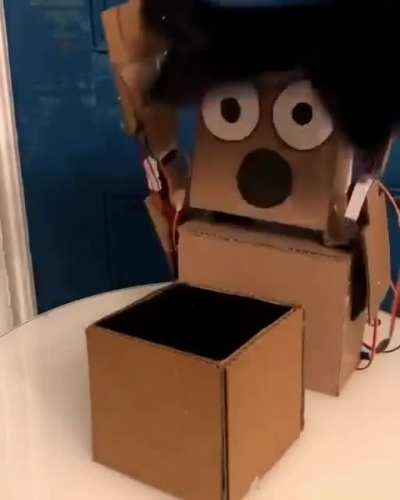 This robot magician