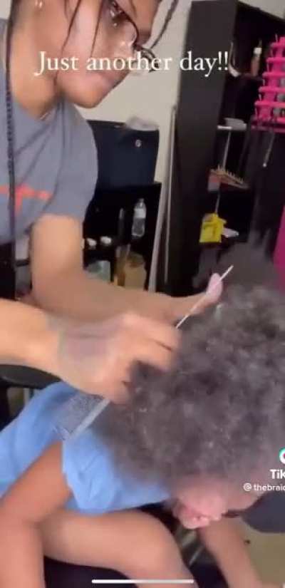 Typical hairstylist day.