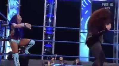 Sasha Banks moaning