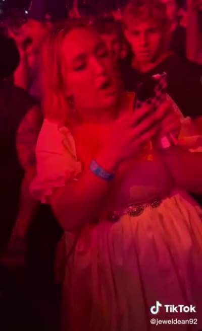 Punched at a concert