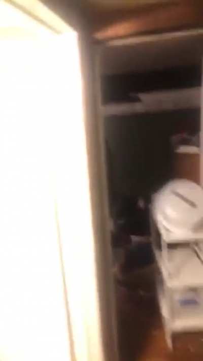 When something comes to visit in the bathroom..