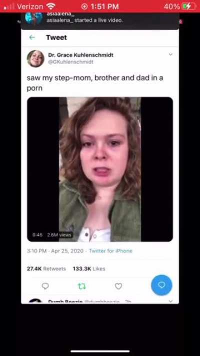 Finding your step-mom, brother, and dad in a porn