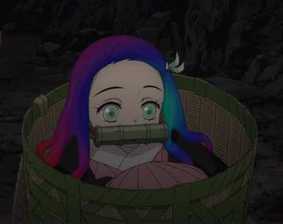 A basket full of Nezuko [Demon Slayer]