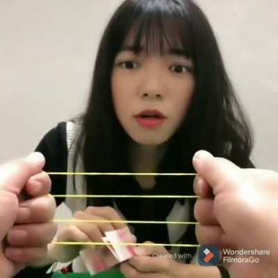 Rubber band man trick