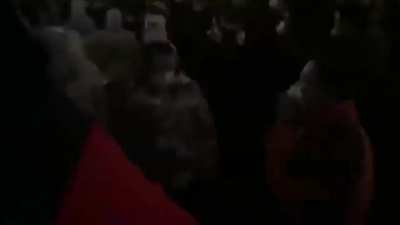 Protestors in Urumqi, China surround Urumqi City Hall to call for end of harsh Covid Lockdown