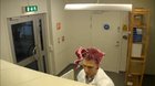 He suddenly went flying through the office like a ragdoll!