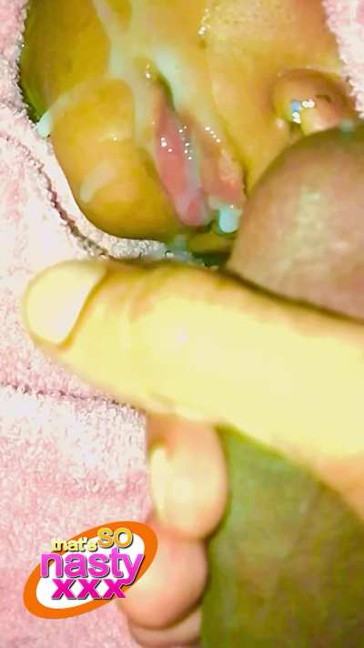Splattered with dick goo while<wbr>…💤🫣🤭