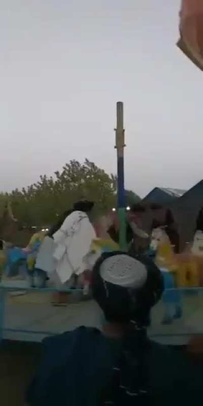 Taliban in an amusement park in Kabul (Source:Reuters )