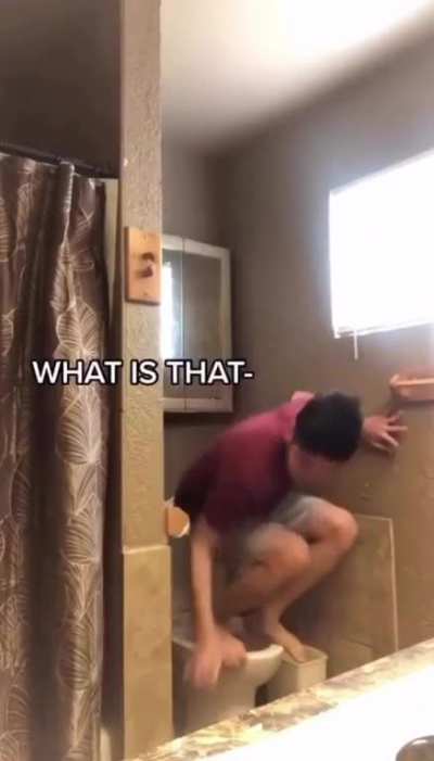 He deserved that fall