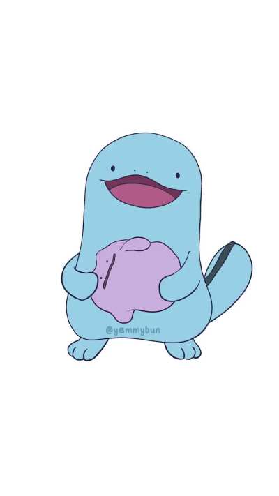 Quagsire caught eating Ditto (Animation OC)