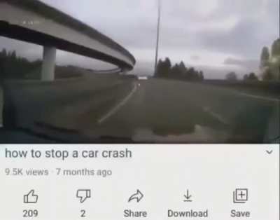 SLPT: to stop a car crash just pause the video