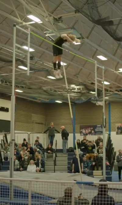 try to make sure the pole isn't headed for your nether regions.