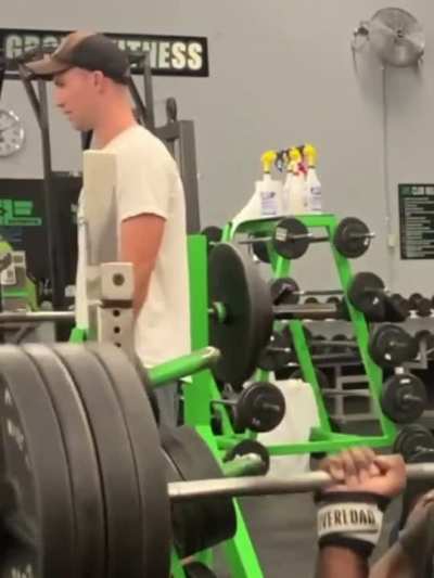 405lb bench press