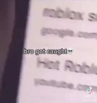 bro got caught💀