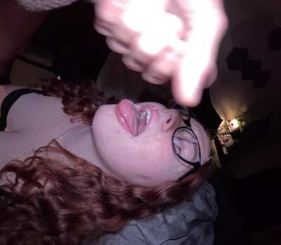 Wearing my glasses like a good girl for my nightly facial