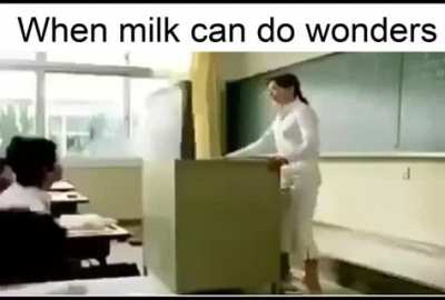 Gotta drink milk