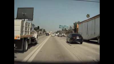 Near miss in a blind corner