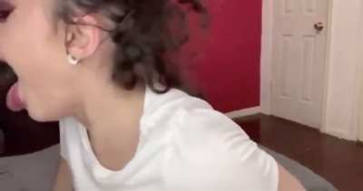 She so cute with it