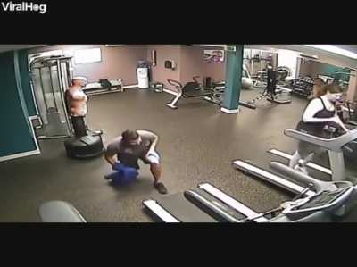 You know this was he last time at this gym.