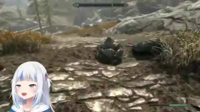 Shark meets crab