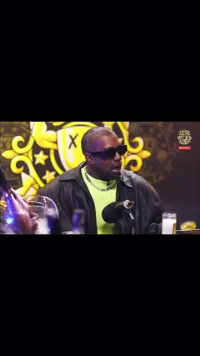 Ye making fun of people calling him manic whenever he says something 😭