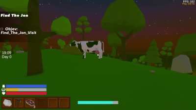 I have added a cow to my game Duskisle