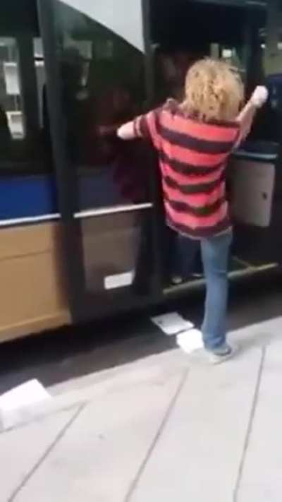 Rumor has it he’s still trying to get on that bus