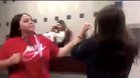 Girl got hit so good she was impressed.