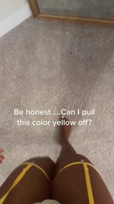 Is yellow my color 💛💛💛