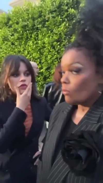 Jenna Ortega and Nicole Brown
