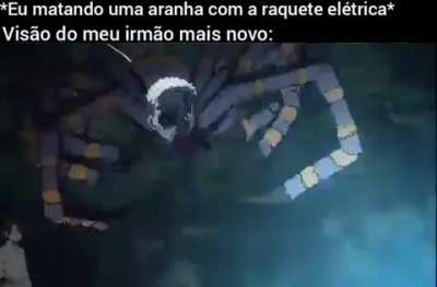 Me lembra do meu pai matando os mosquitos com a raquete eletrica, pra mim ele era o thor .