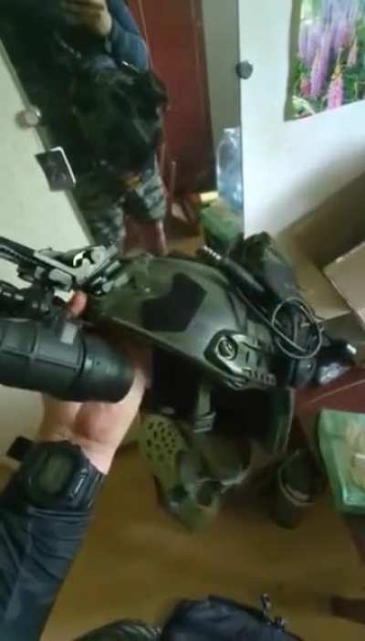 How excited does a Ukrainian combat medic get when he gets night vision Listen to hear (NSFW) This is Solo getting his. We were able to fund this thanks to your donations to Protect a Volunteer.