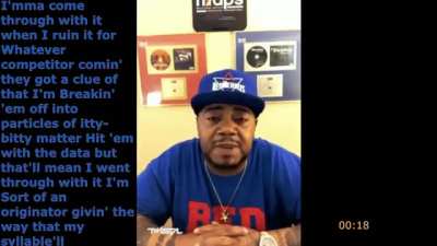 Throwback video of Chicago rapper Twista murdering everyone doing the GODZILLA Challenge.| Twista once holds the title of fastest Engli<wbr>sh-sp<wbr>eakin<wbr>g rapper in the world according to Guinness World Records in 1992, being able to pronounce 598 syllables in 55