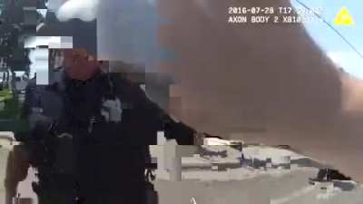 Pretty funny video.. until you find out this very same cop got transferred and later wound up killing someone.