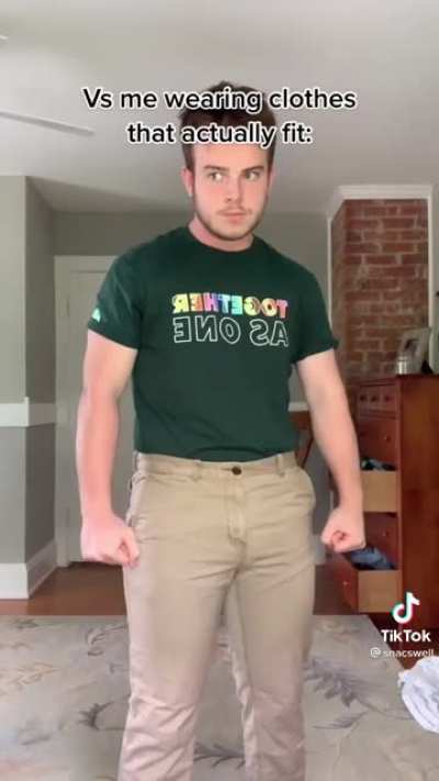 Please don't make me wear clothes that fit