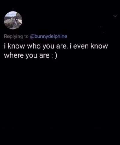 He knows