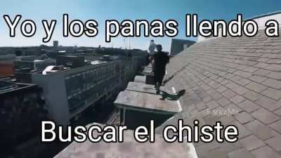 Mujer hace un chiste: