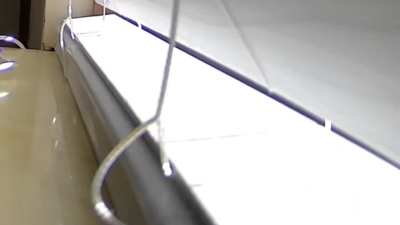 Paranormal shadows, 2 underlined shadows slow motion and zoomed in. Audio muted at start then back on.