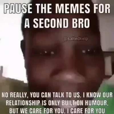 Pause the memes bro, we are here