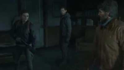 Golf scene but Joel has 200 iq