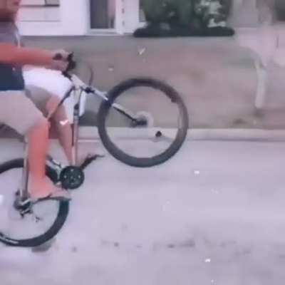 Kids hate this bike trick