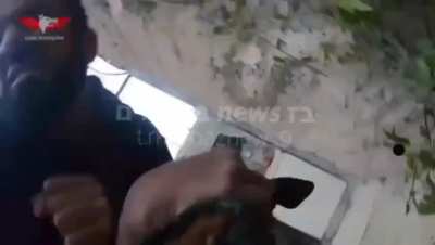 A K9 tracks and apprehends a Hamas member that hurled explosives at a nearby IDF unit (February 14, 2022)