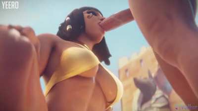 Pharah sucking dick (Yeero, Volkor)