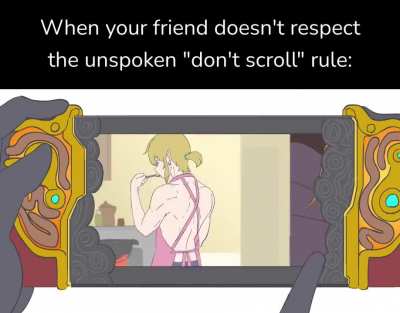 Never swipe