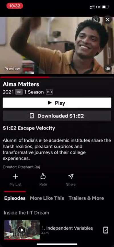 Alma Matters - Netflix. Reality of IIT’s.