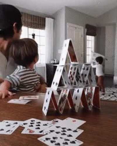 The house of cards.