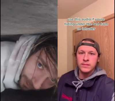 HE UNDER THE BED
