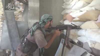 Al-Rahman fighters tosses a pair of improvised explosives into an SAA occupied basement & more - Ain Tarma - 2017