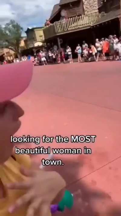 Why did Gaston drag her like that